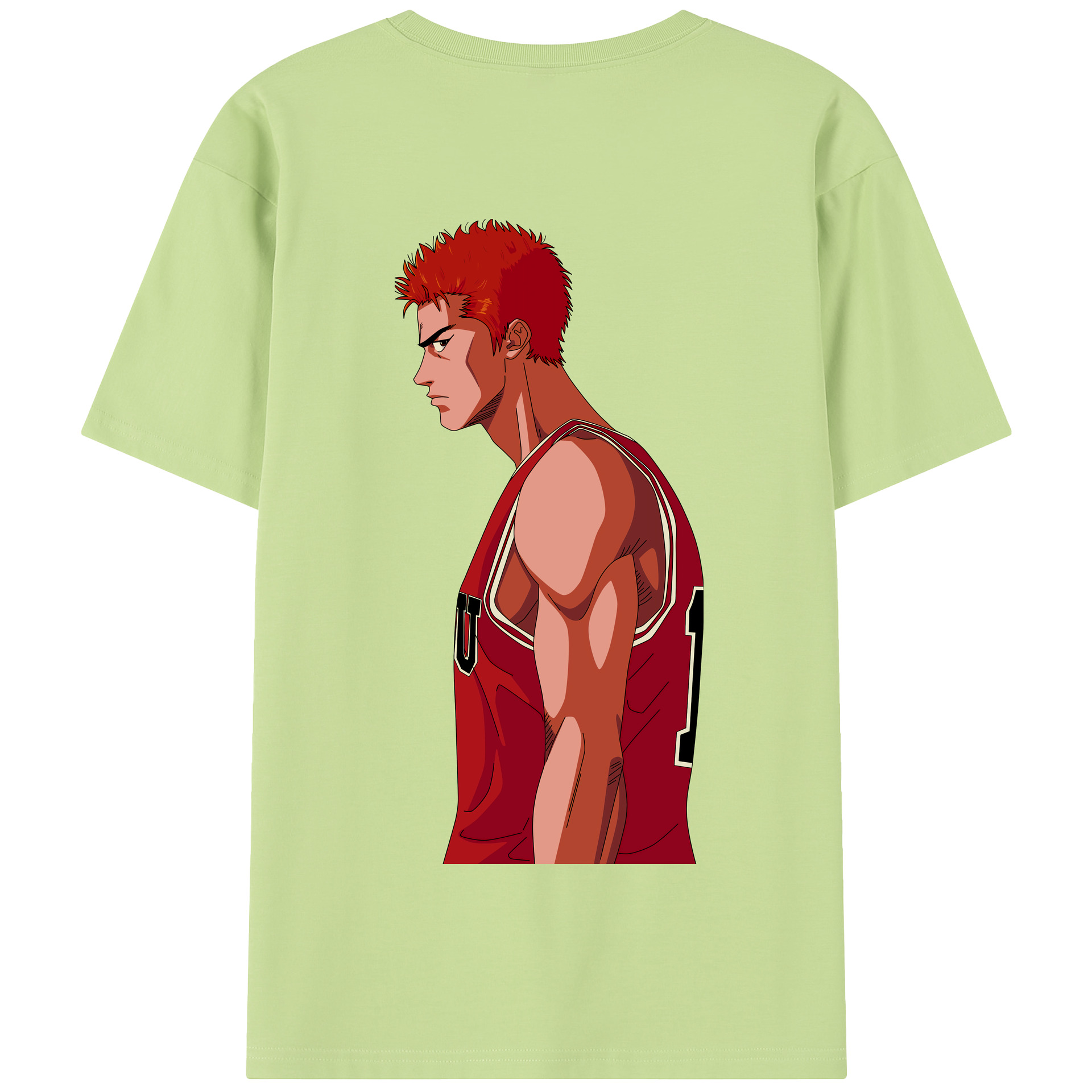 SLAM DUNK／スラムダンク 綿100％半袖Tシャツ（背面プリント）